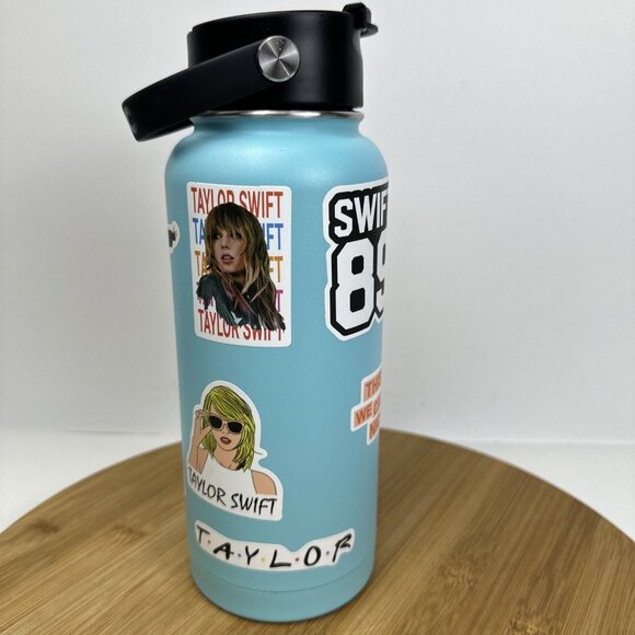 RTIC® 32 oz Insulated Bottle - TEAL - BPA-FREE Taylor Swift Stickers - Picture 4 of 10